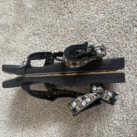 Teva Black and Tan Sandals - Picture 7 of 13